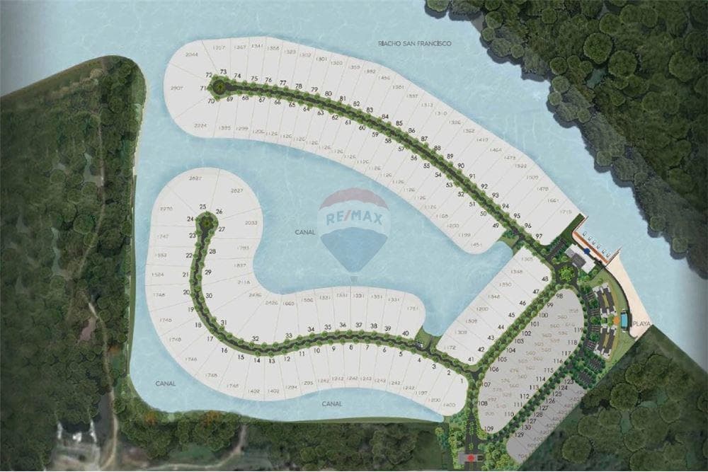 Lote Premium 1747 m2 en Condominio Pueblo del Rio con Amarre y Club House, foto 4