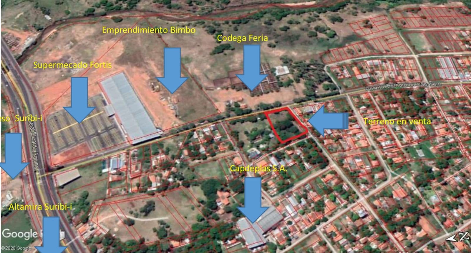 Vendo terreno en Mariano Roque Alonso