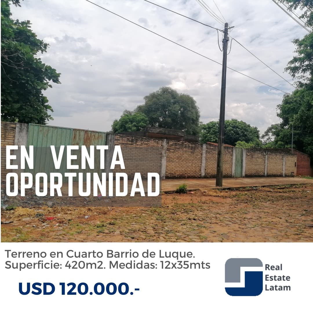 Amplio terreno en cuarto barrio - Luque, foto 1