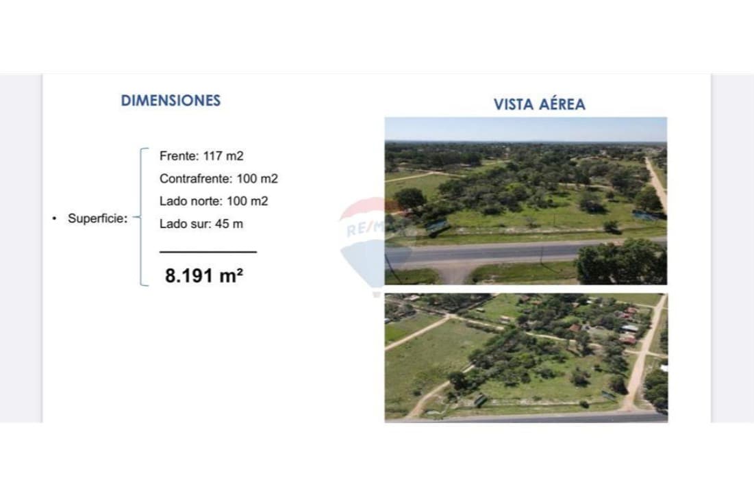 Terreno Comercial en Doble Esquina sobre Ruta PY01 – Villa Florida, Misiones, foto 2