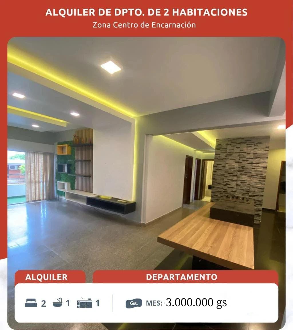 departamento semi amoblado en Encarnacion, foto 1