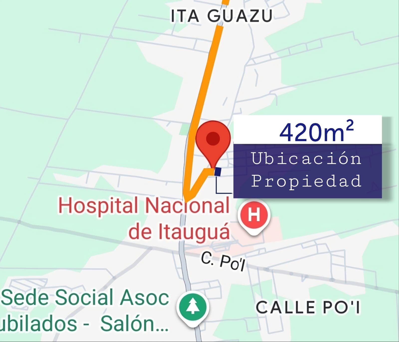 Terreno Ideal A Pasos Del Hospital Nacional De Itauguá, foto 2