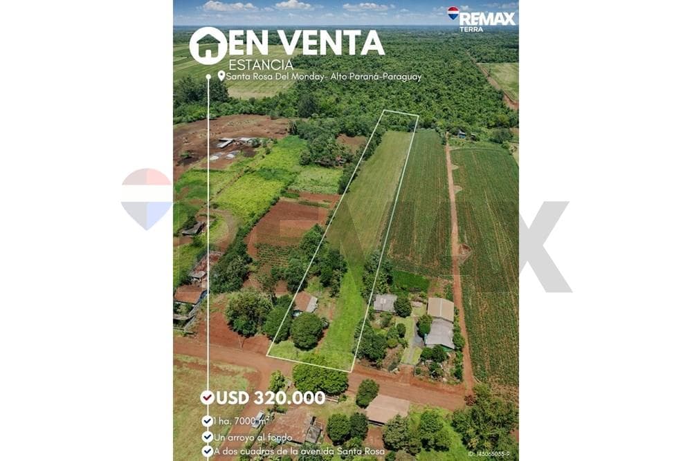 Estancia/Campo - Venta - Santa Rosa Del Monday, Alto Paraná, Paraguay, foto 1