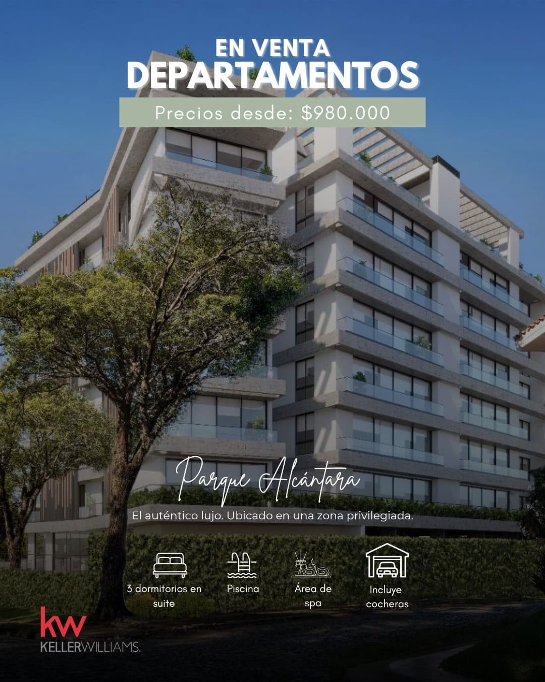 Un verdadero lujo. Edificio parque alcantara