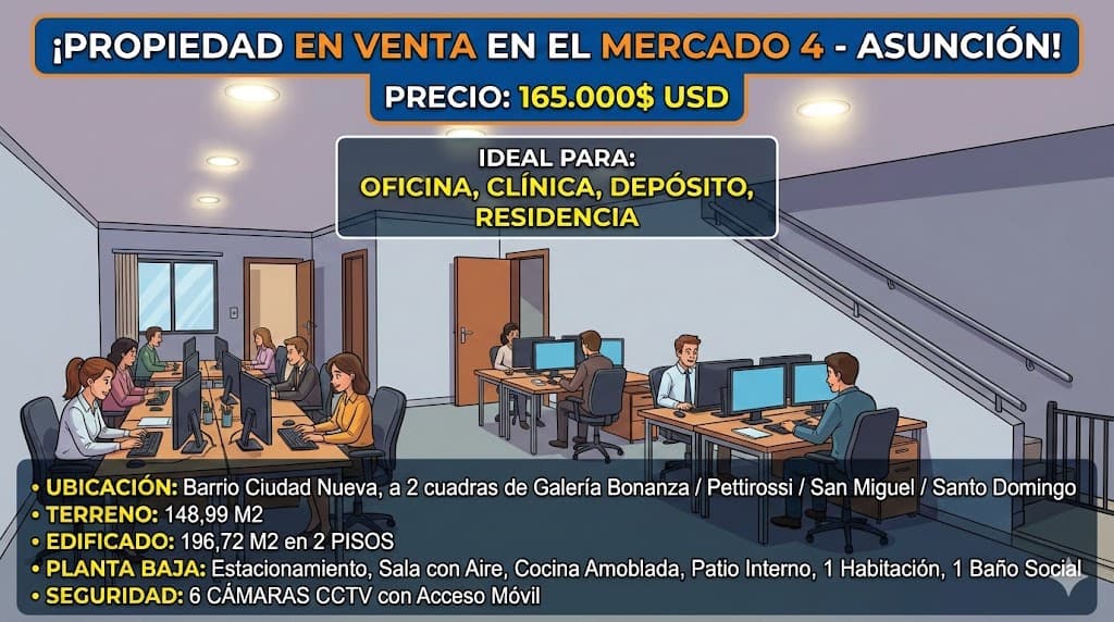 Propiedad Comercial / Residencial En El Corazón Del Mercado 4 - Asunción — foto 4