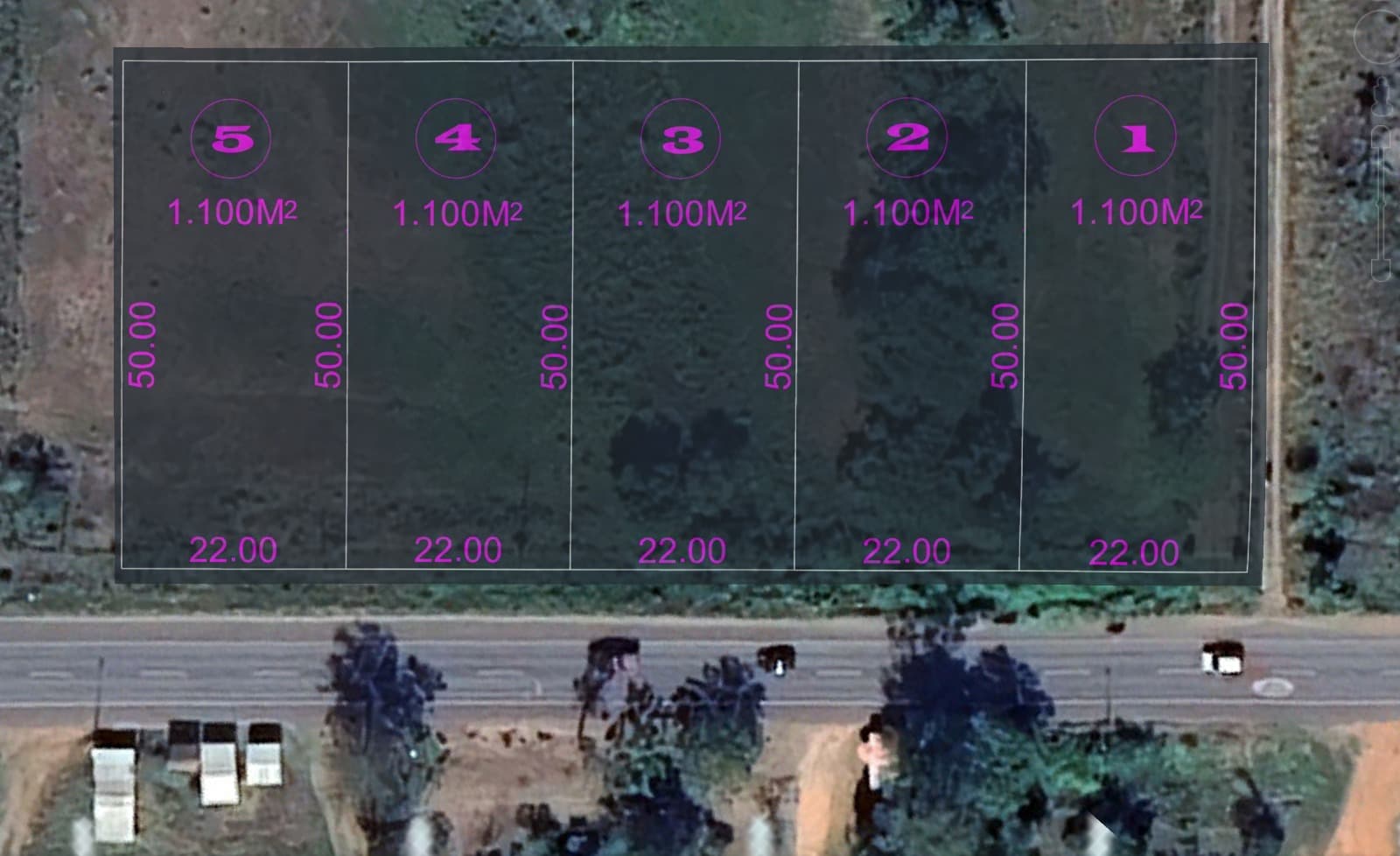 REMATE! 5 TERRENOS COMERCIALES-sobre Ruta Areguá Patiño 175millones C/U; 22x50m — foto 1