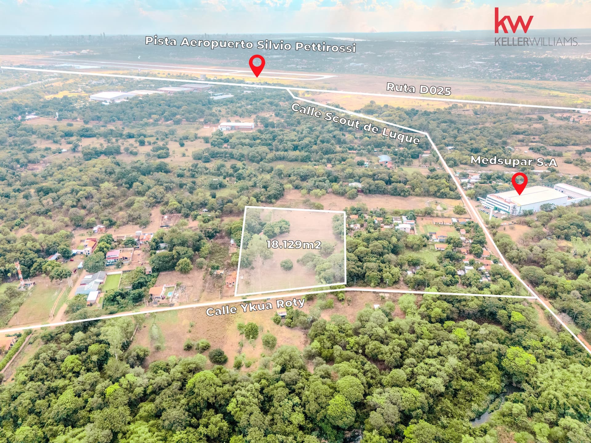 En Venta terreno de 1.8 hectáreas en zona Aeropuerto - Luque, foto 2