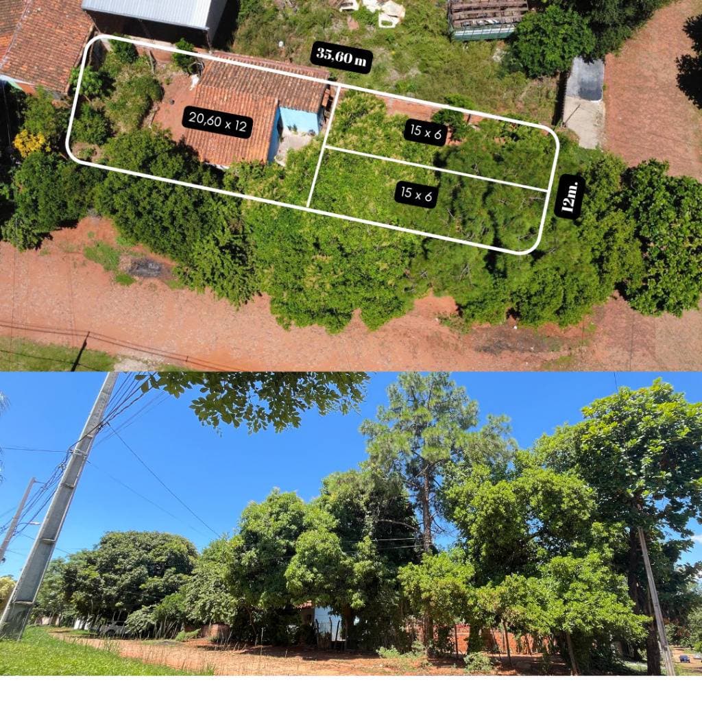 Terreno en esquina, con construcción habitable