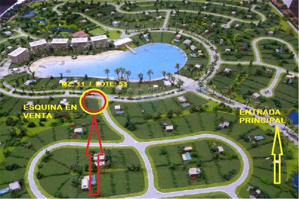 Terreno en esquina con vista a la laguna en aqua village, foto 1