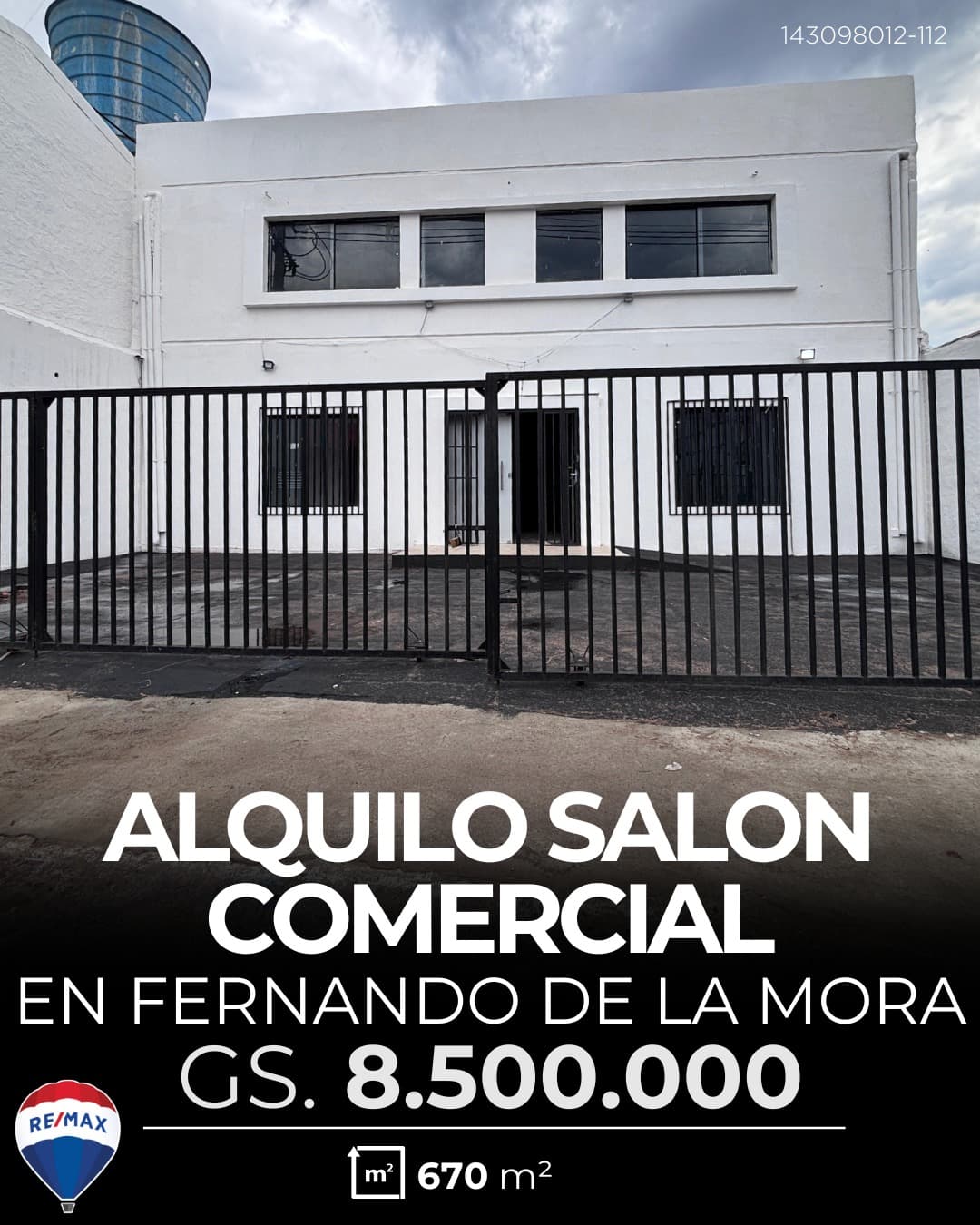 Salón comercial en fdo. De la mora