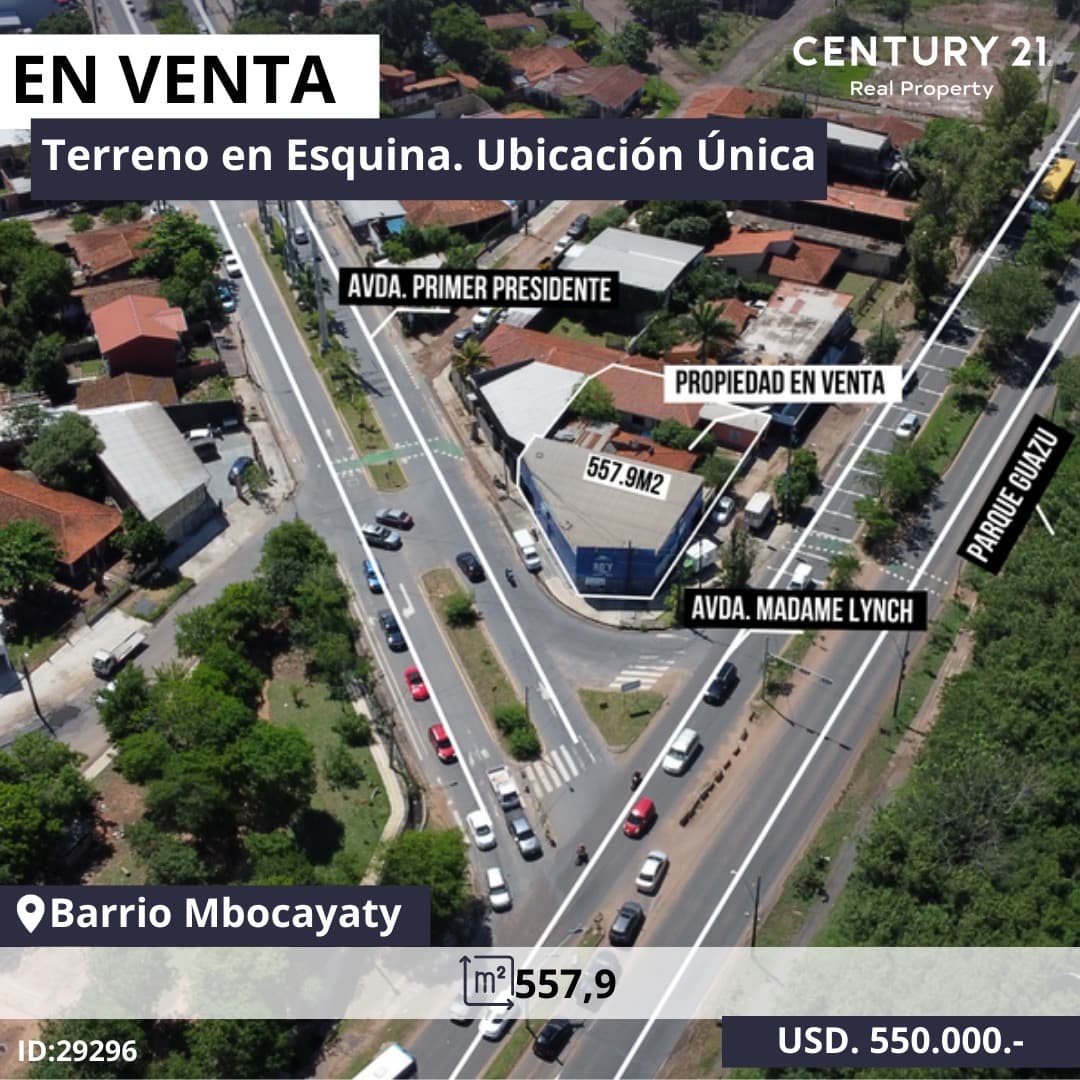 Terreno en Esquina en Asunción 557 M2, foto 1