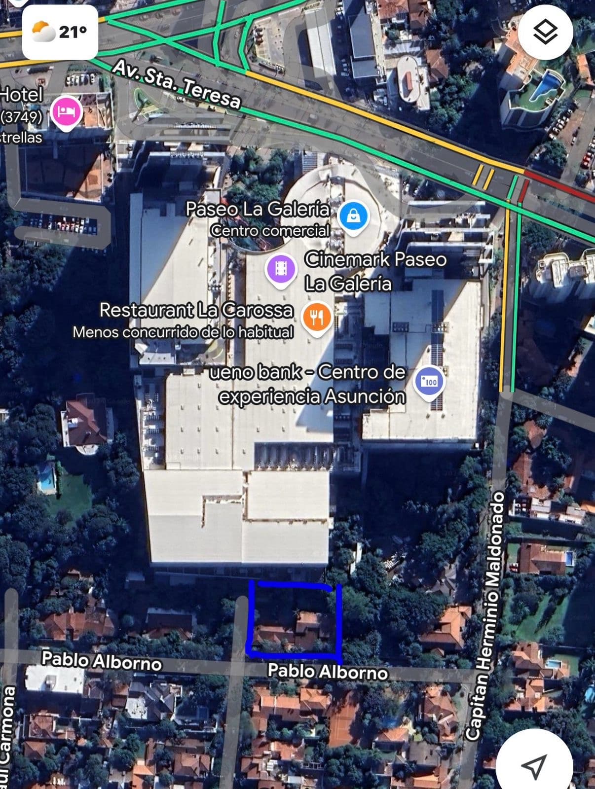 Propietario Vende Terreno 720 Mt en La Manzana del Paseo La Galería- Torre 55 — foto 2