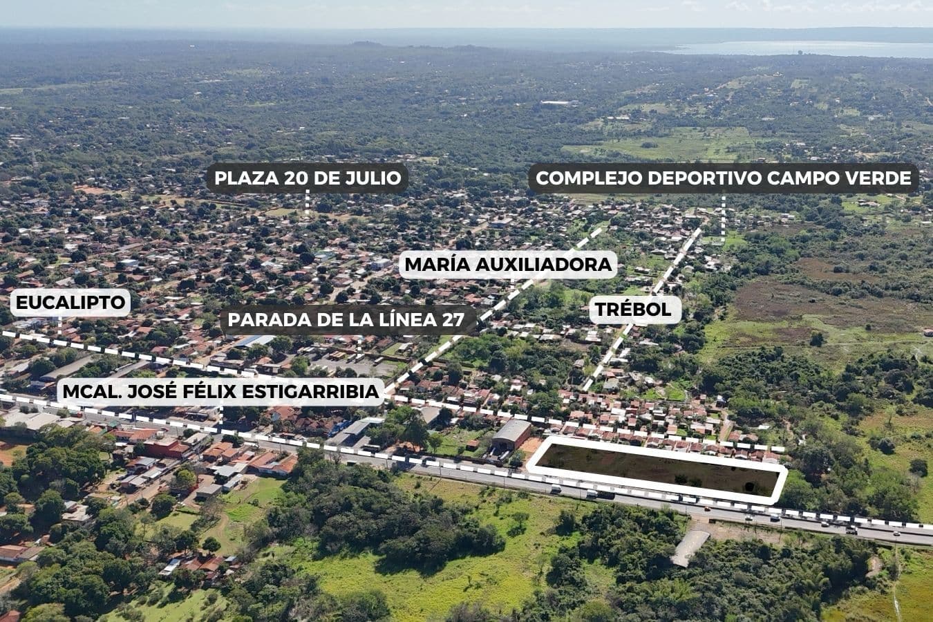 Terreno Único con 173 m de Frente sobre la Ruta PY02 – Capiatá, foto 5