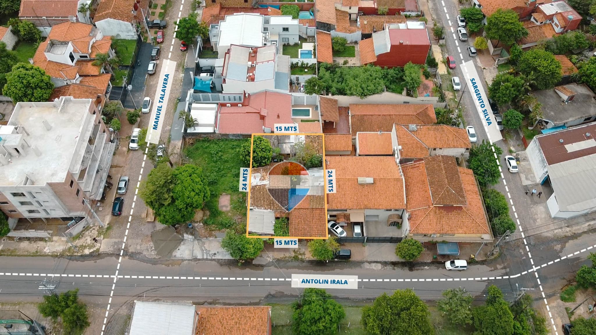Terreno 360 M2 - Barrio Herrera, Asunción