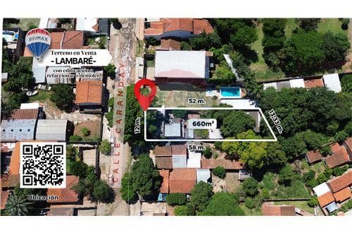 Terreno en venta, lambare