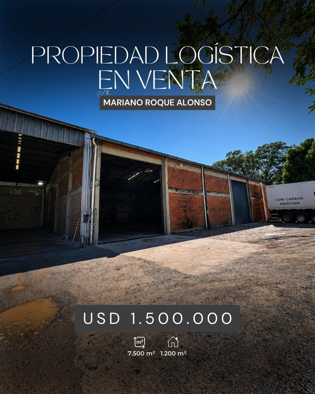 Propiedad logística en venta