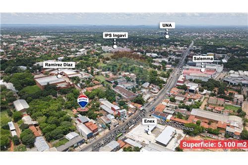 Vendo terreno de 5.100 m2 en Fernando de la Mora
