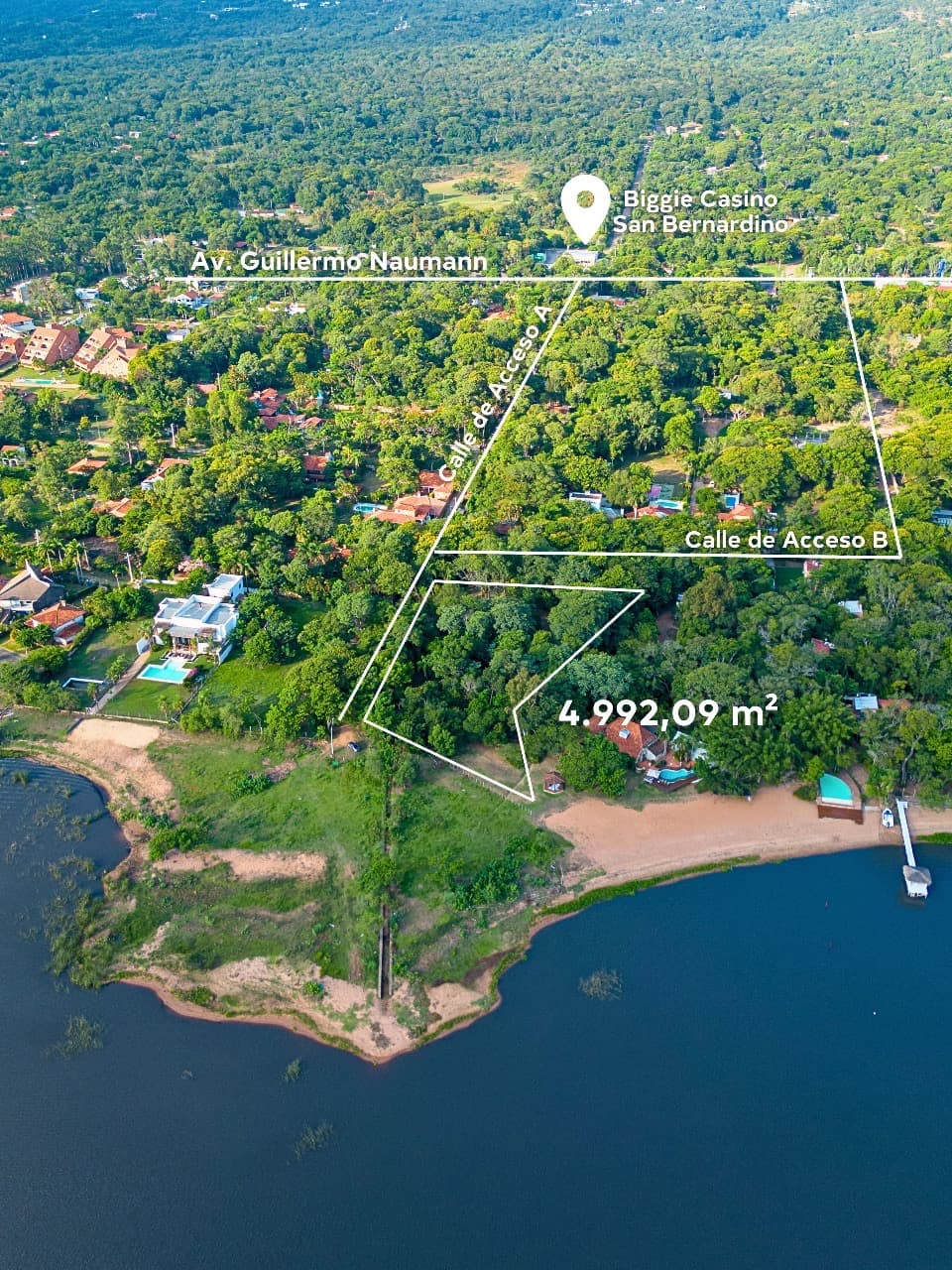 Espectacular Terreno en venta sobre el lago de 4992 m2, foto 1