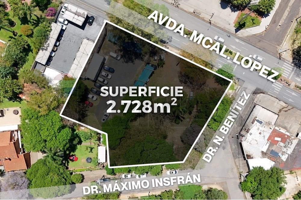Terreno de 2.728 m² en Venta sobre Av. Mariscal López, foto 3