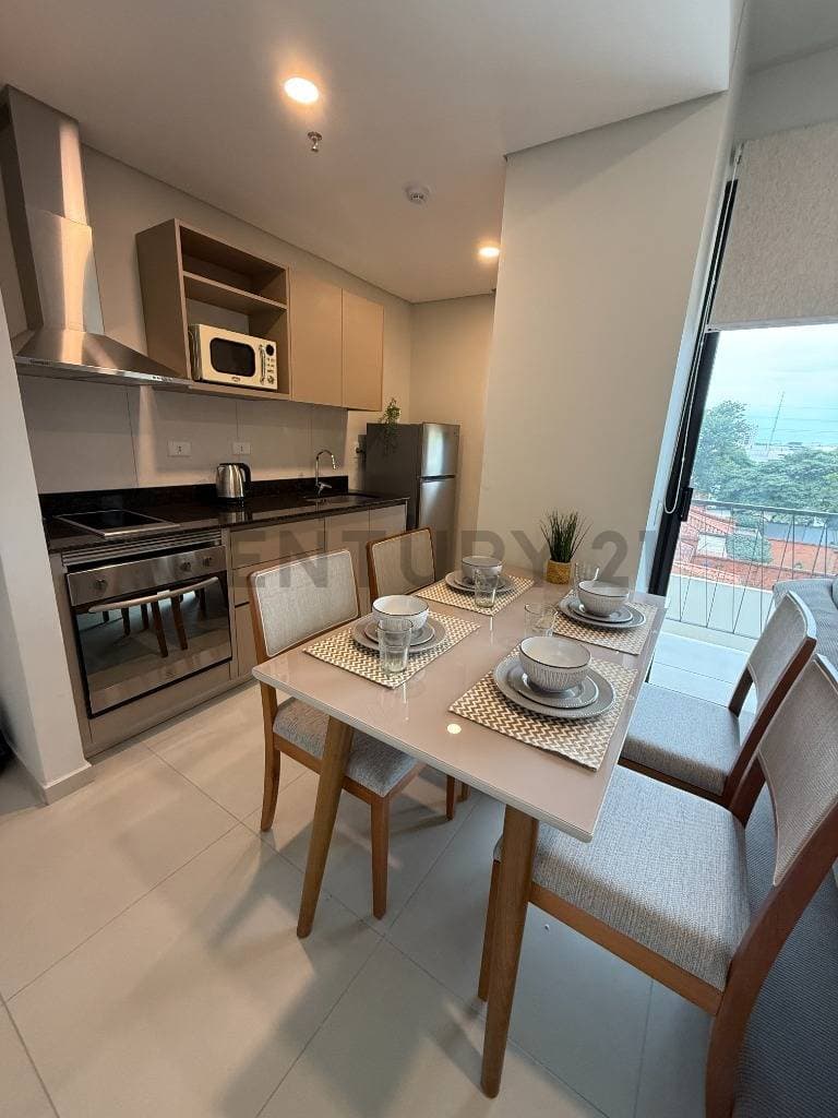 En venta dpto 1 dormitorio en edificio home ykua sati, foto 2