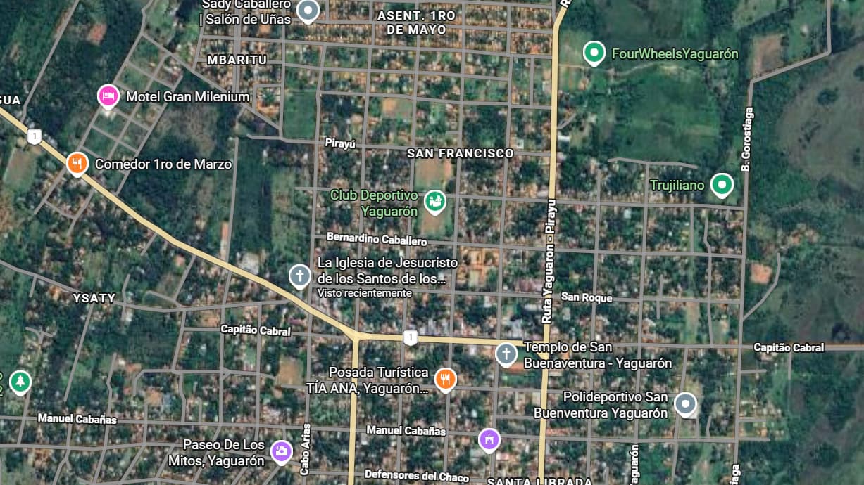 Amplio terreno en venta en Yaguarón