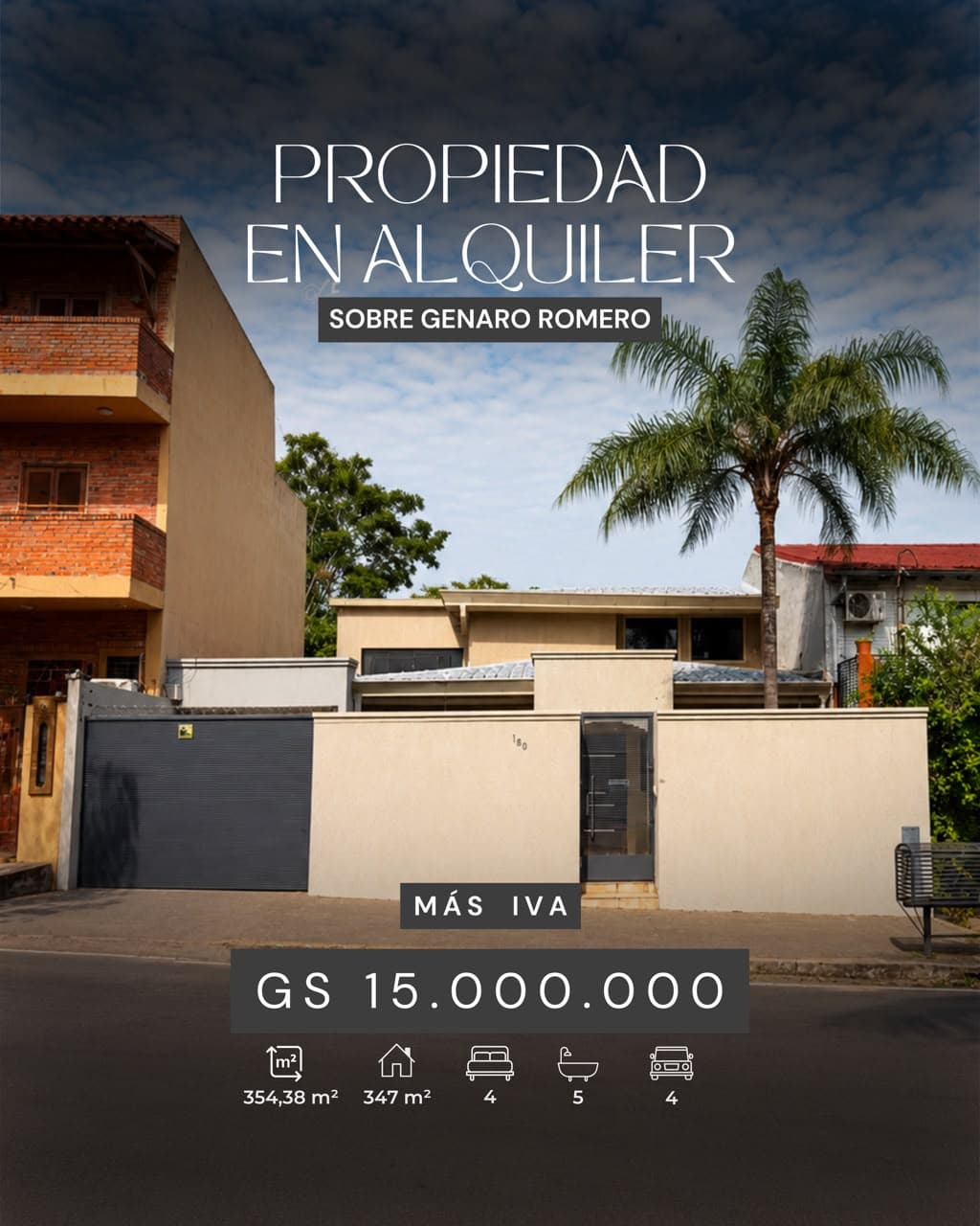 Casa en Alquiler – Barrio Cañada del Ybyray