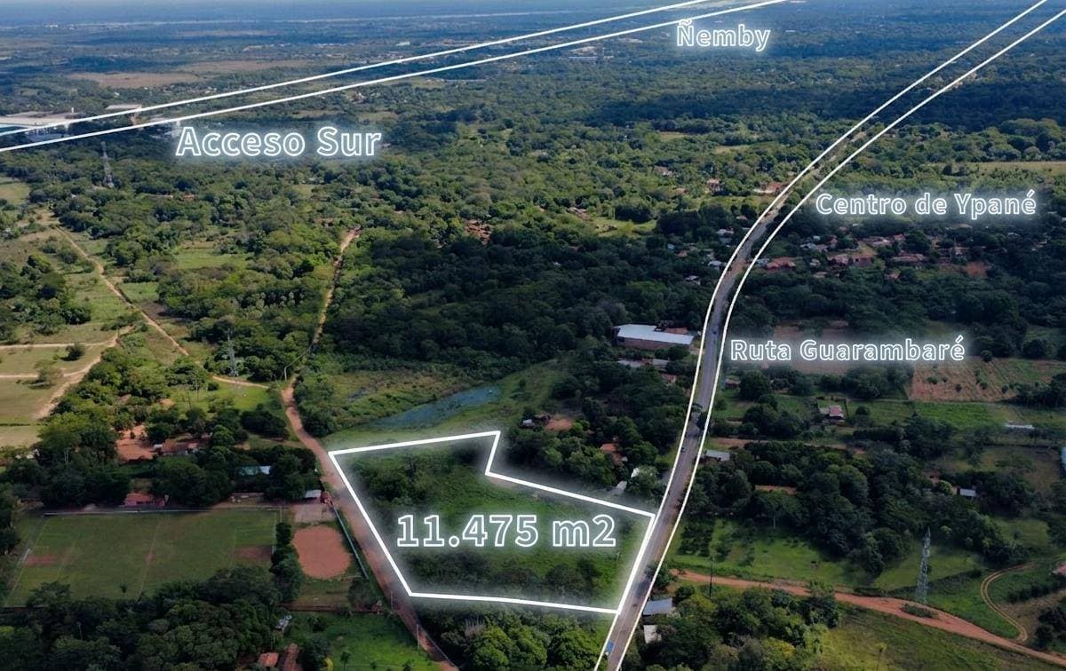 Terreno en venta sobre ruta guarambaré - ypane, foto 1