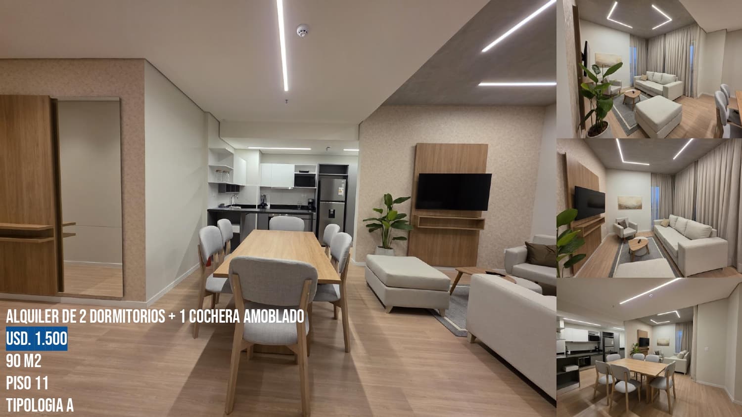 Departamento de lujo en alquiler — foto 1