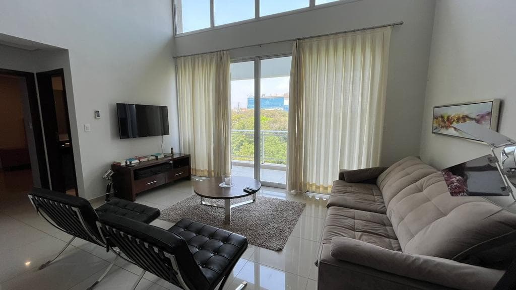 Alquilo departamento amoblado tipo duplex en edificio tierra alta Villa Morra