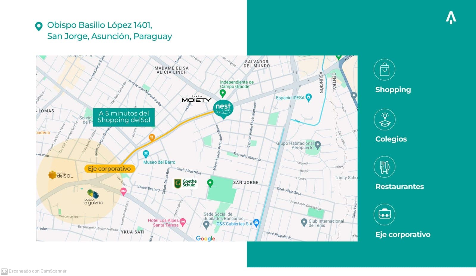 Inverti a pasos del shopping del sol