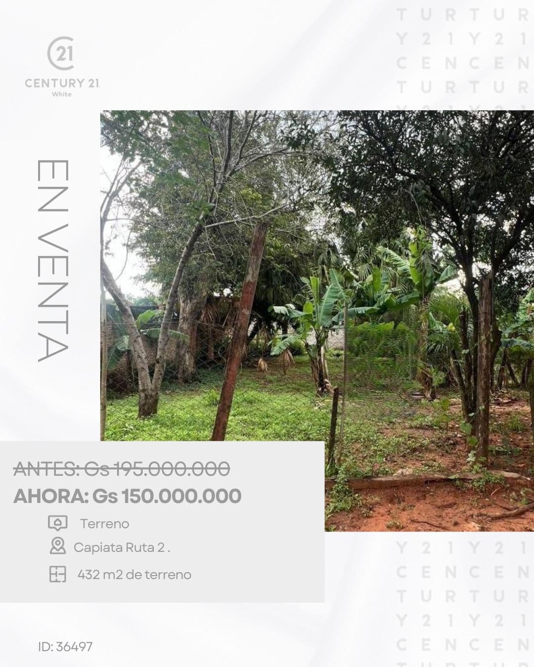Vendo terreno - capiata ruta nro 2