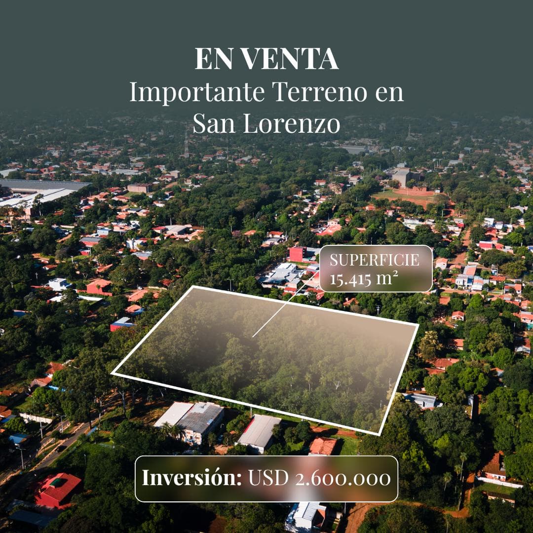 Imponente terreno en San Lorenzo. 15.415 m2, foto 2