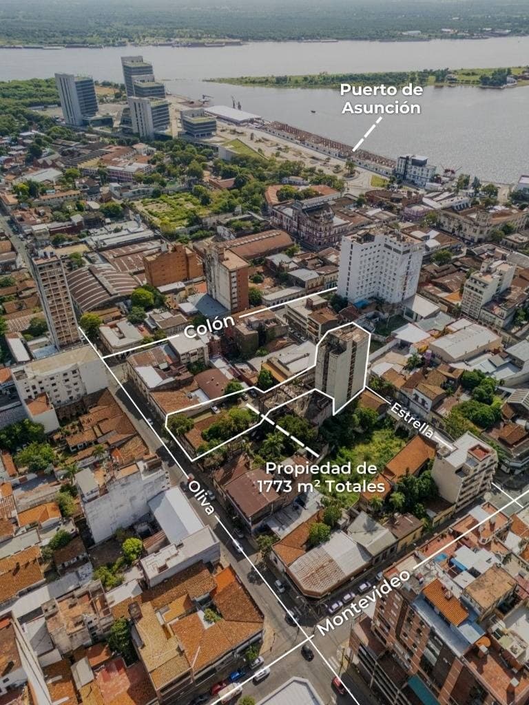 En venta terreno en barrio la encarnacion asuncion, foto 1