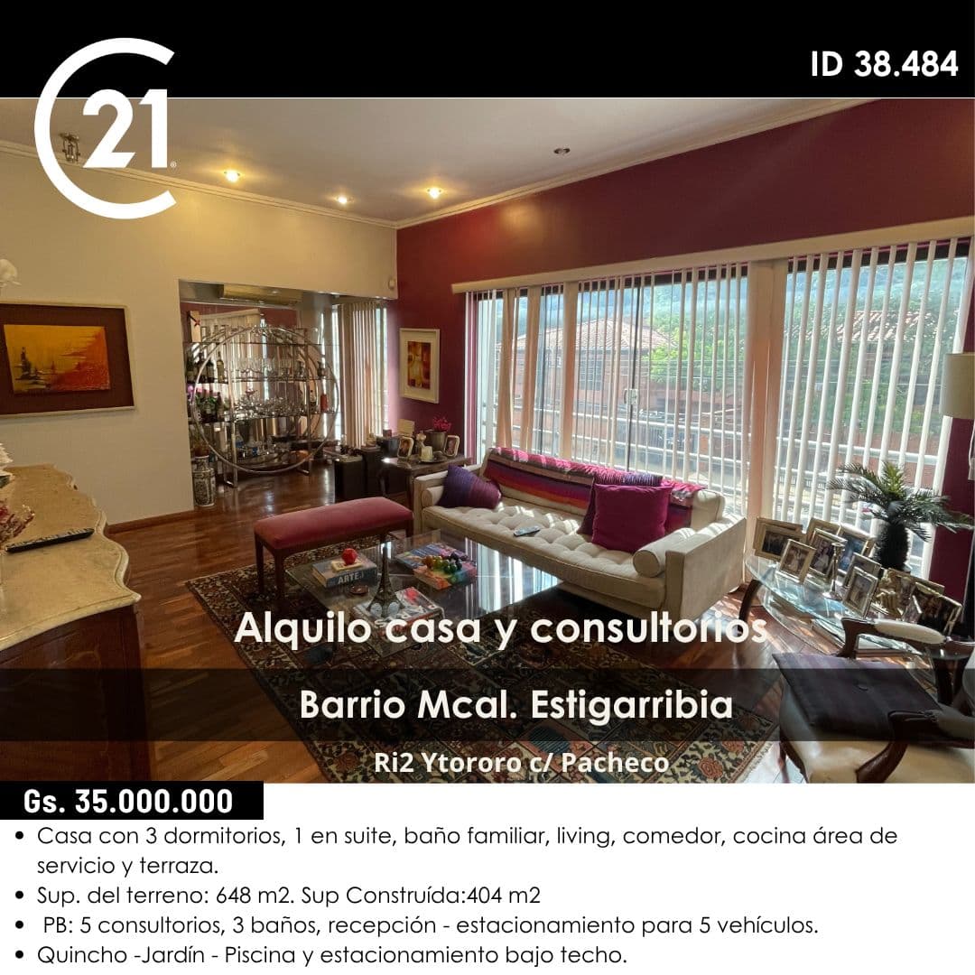 *alquilo casa independiente y consultorios en el barrio mcal. Estigarribia*, foto 2