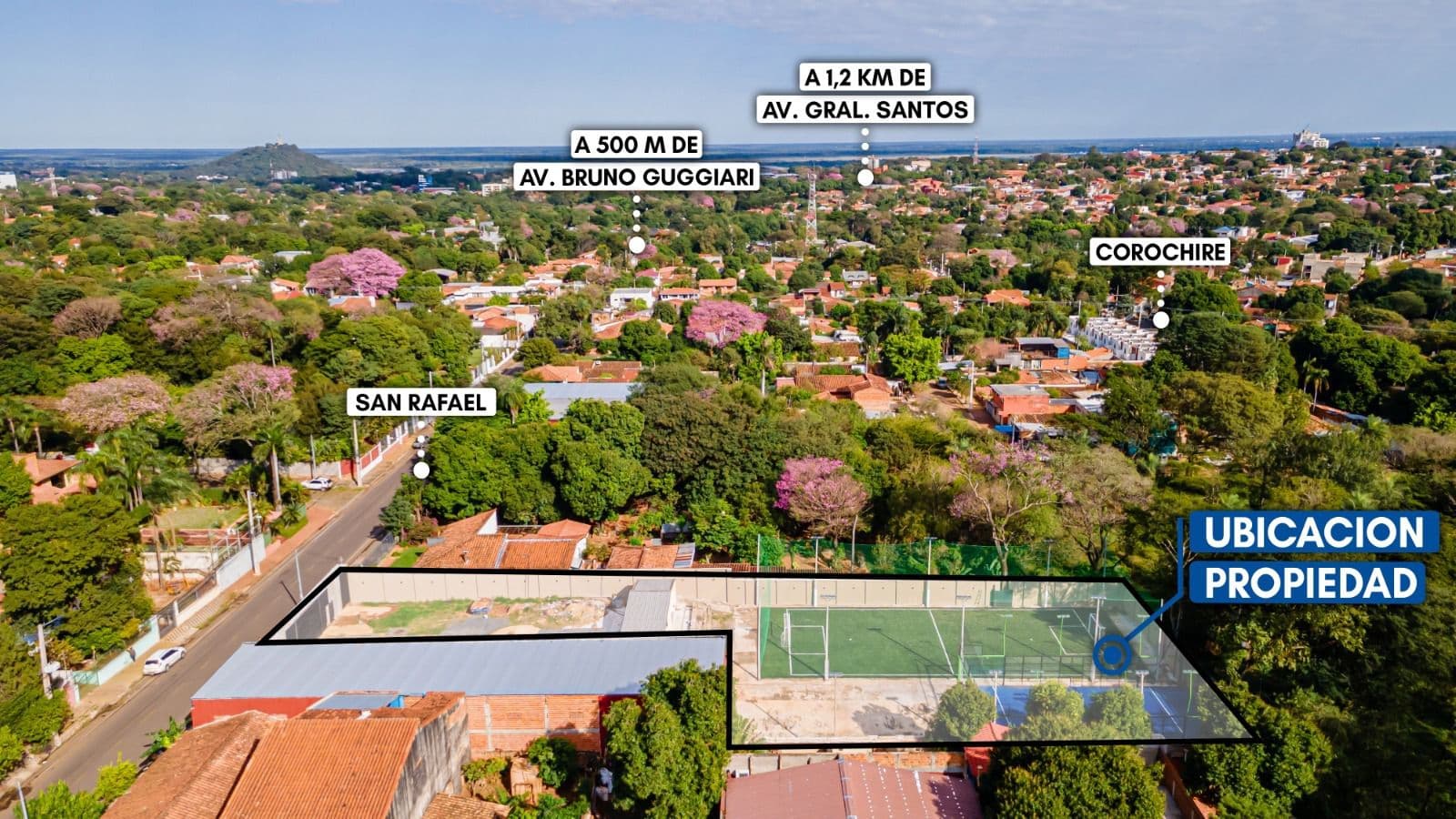 Terreno de 2.050 m2 sobre Asfalto en Lambaré - Ideal Inversión o Deporte, foto 3