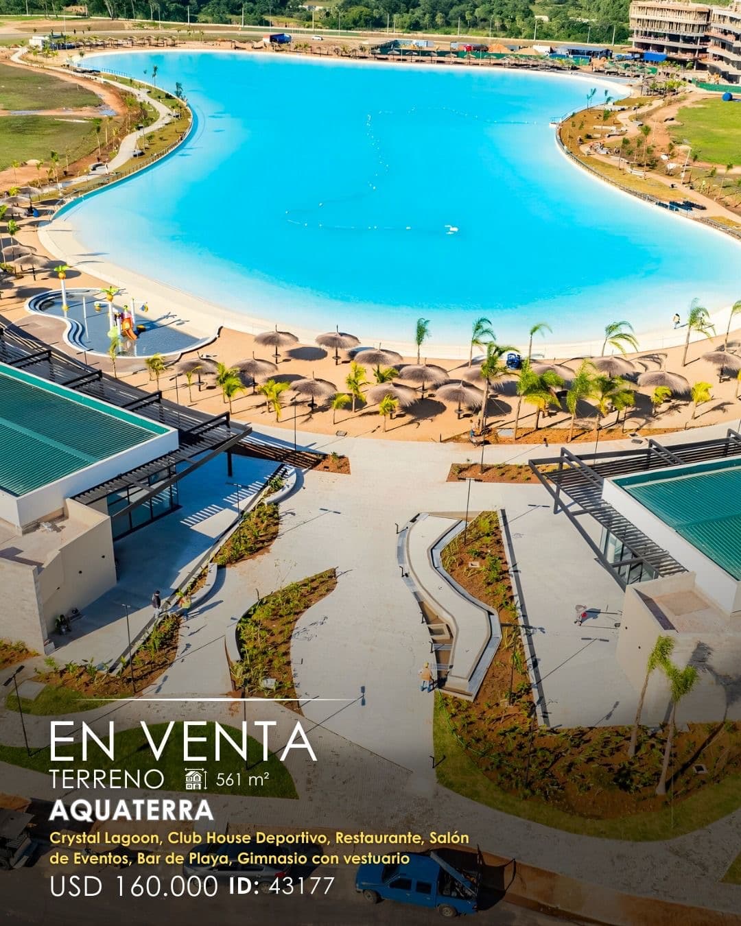 Vendo terreno en Aquaterra de 561 m2