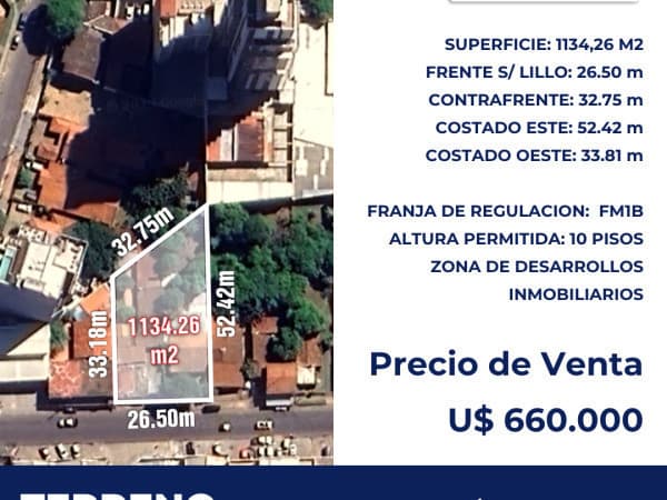 Terreno en venta - sobre av. Lillo - proyeccion rentable, foto 2