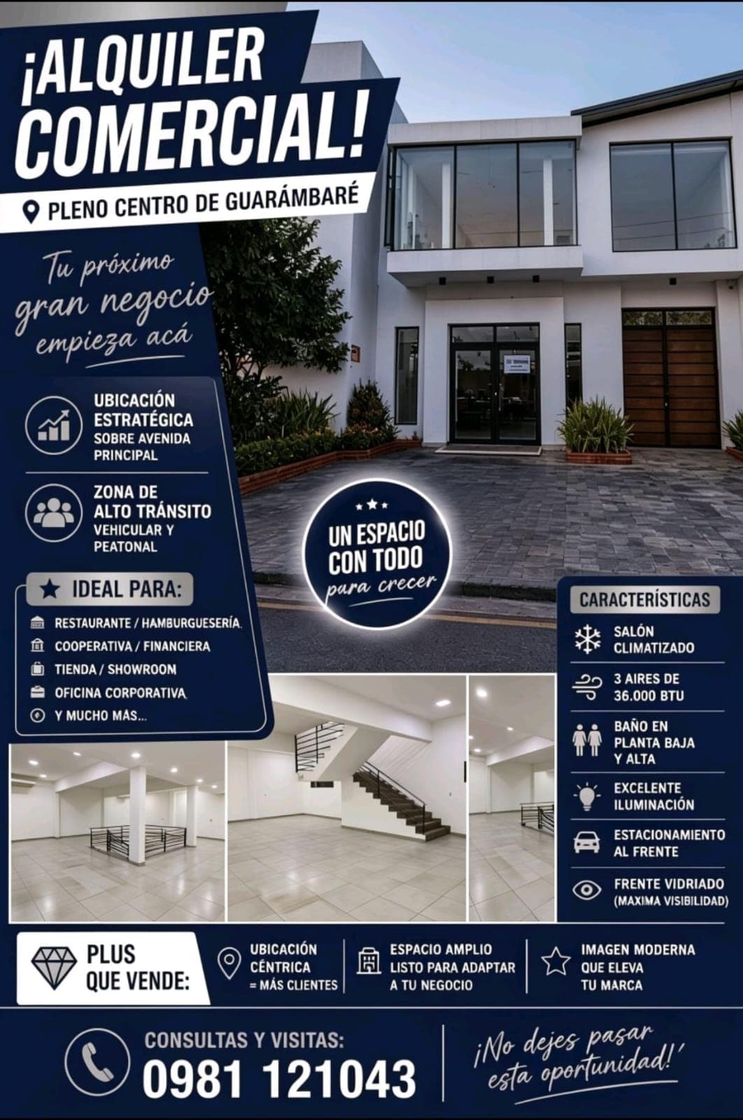 Alquilo-salón comercial en guarambaré, foto 1