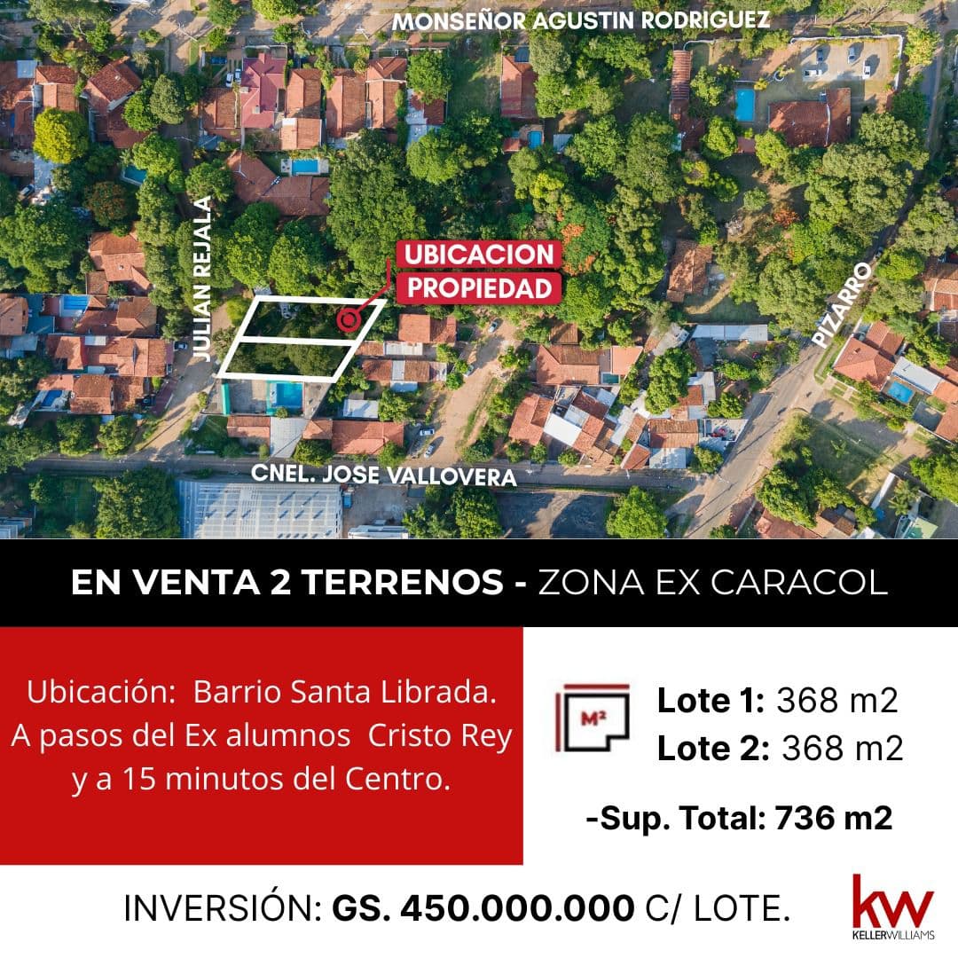 En Venta Terrenos - Zona Ex Caracol