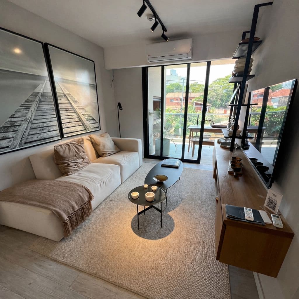 Departamento de 1 dormitorio amoblado a pasos del shopping del sol — foto principal