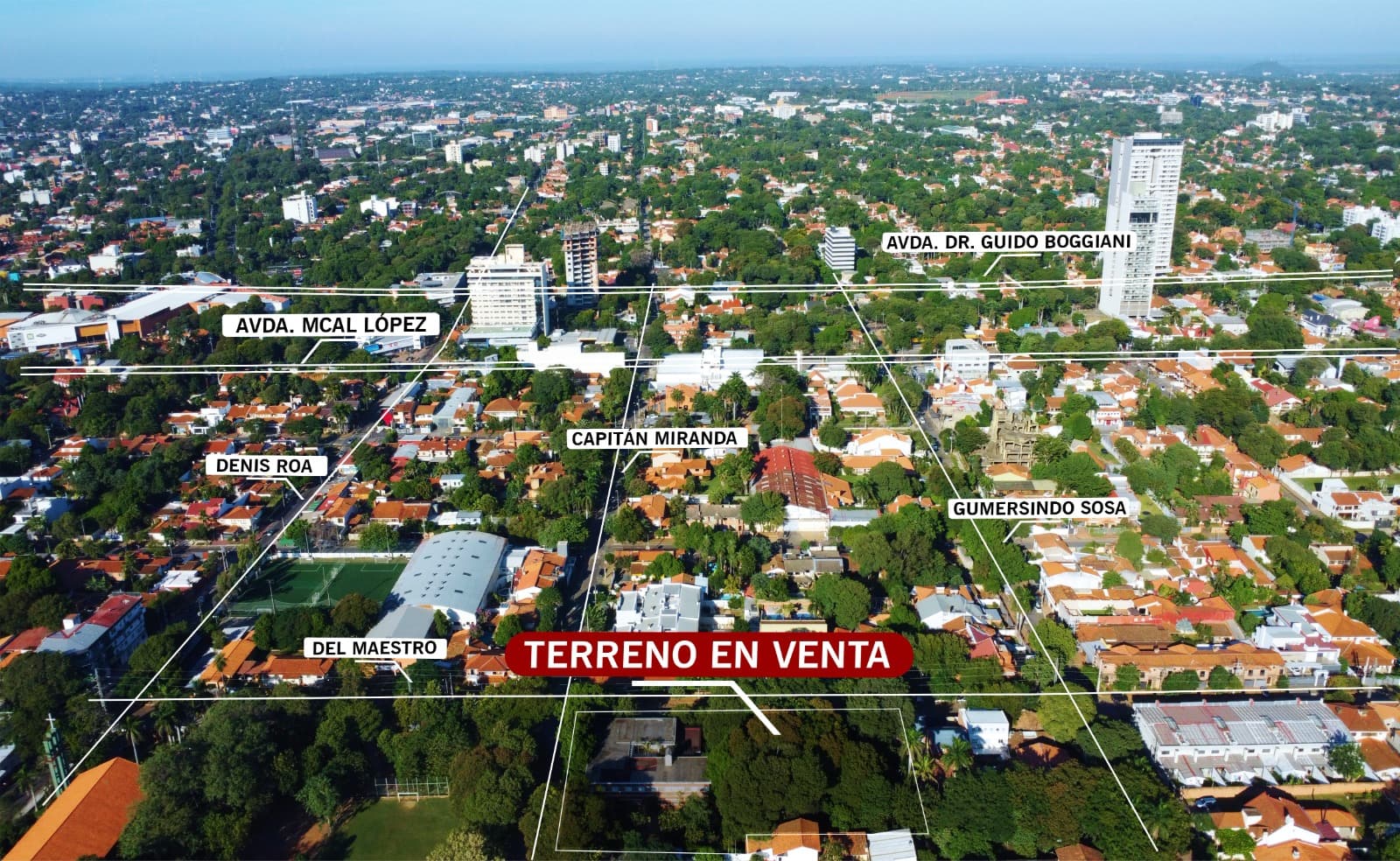 Terreno de 3,850 M2 en Asunción Bº San Cristóbal, foto 5