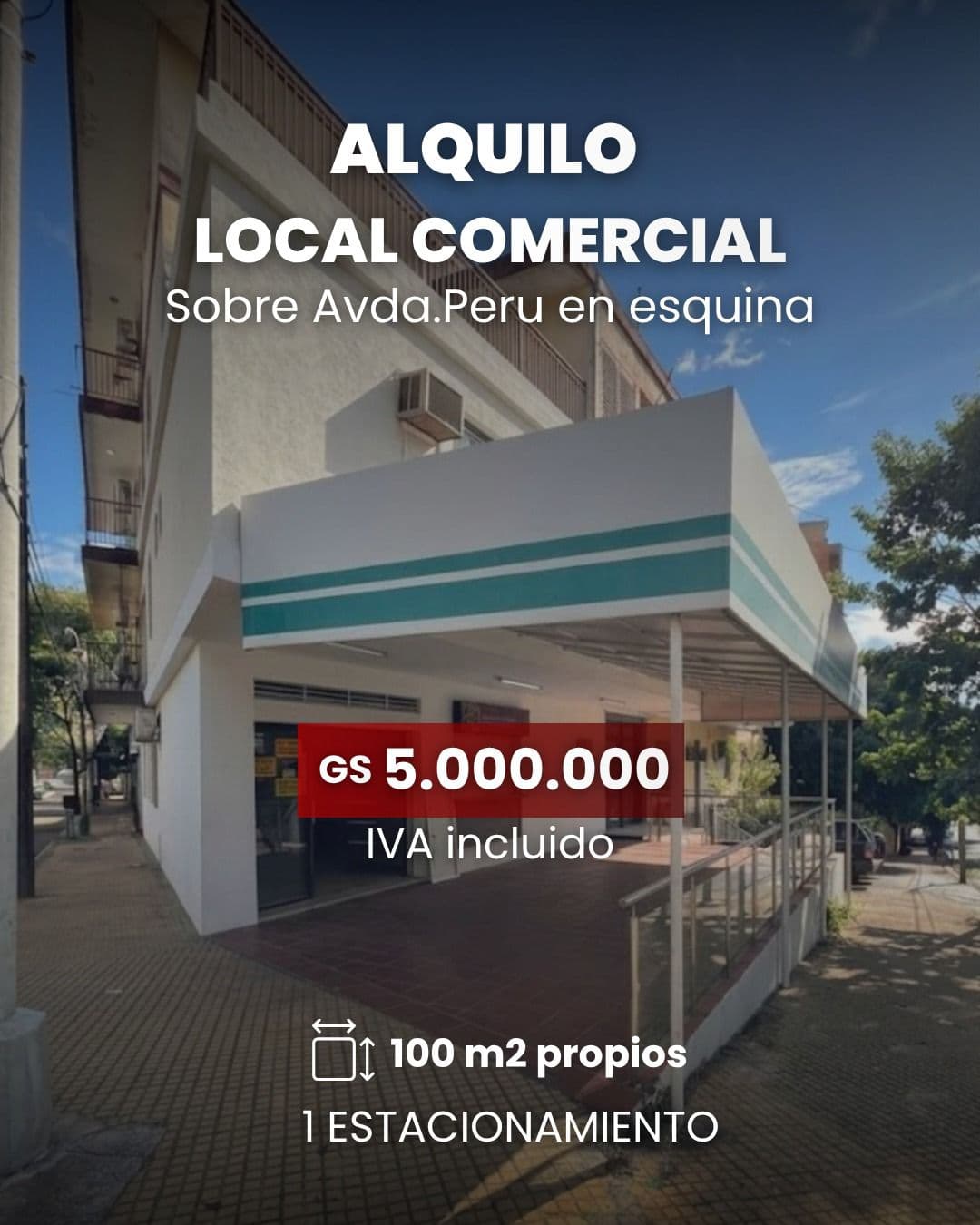 Alquier de Local Comercial/ Gastronómico sobre Avda. Peru