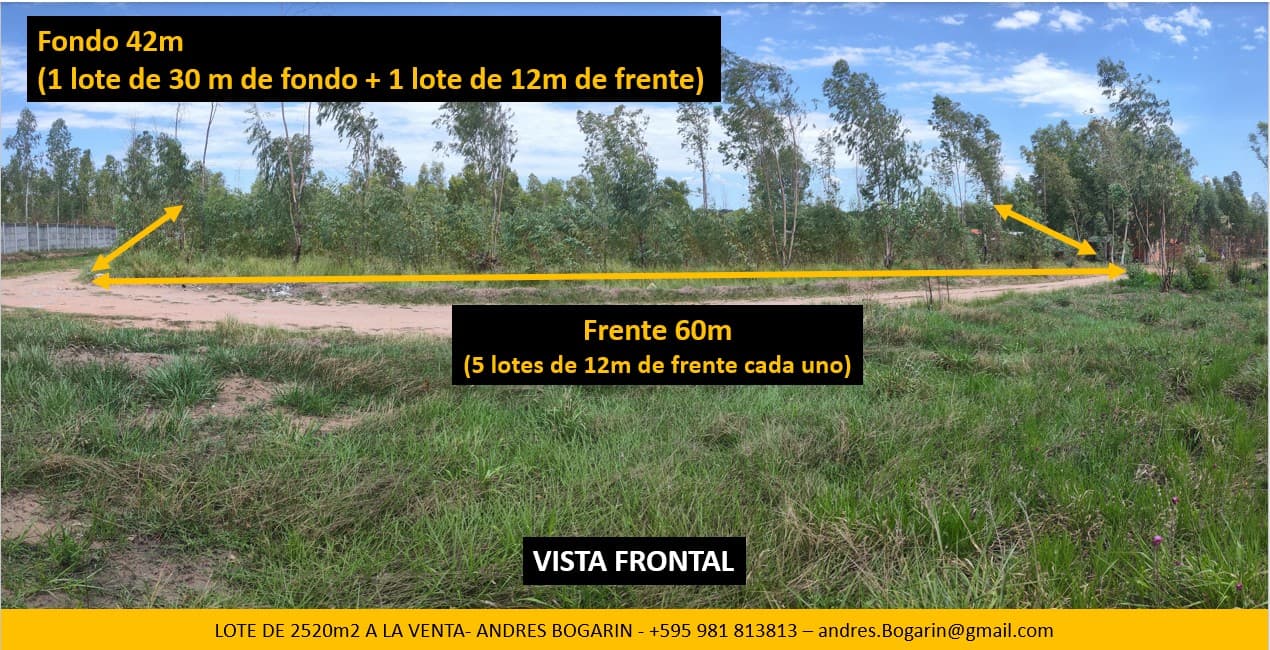 Hermoso Lote 2520m2 Con 2 Esquinas — foto 2