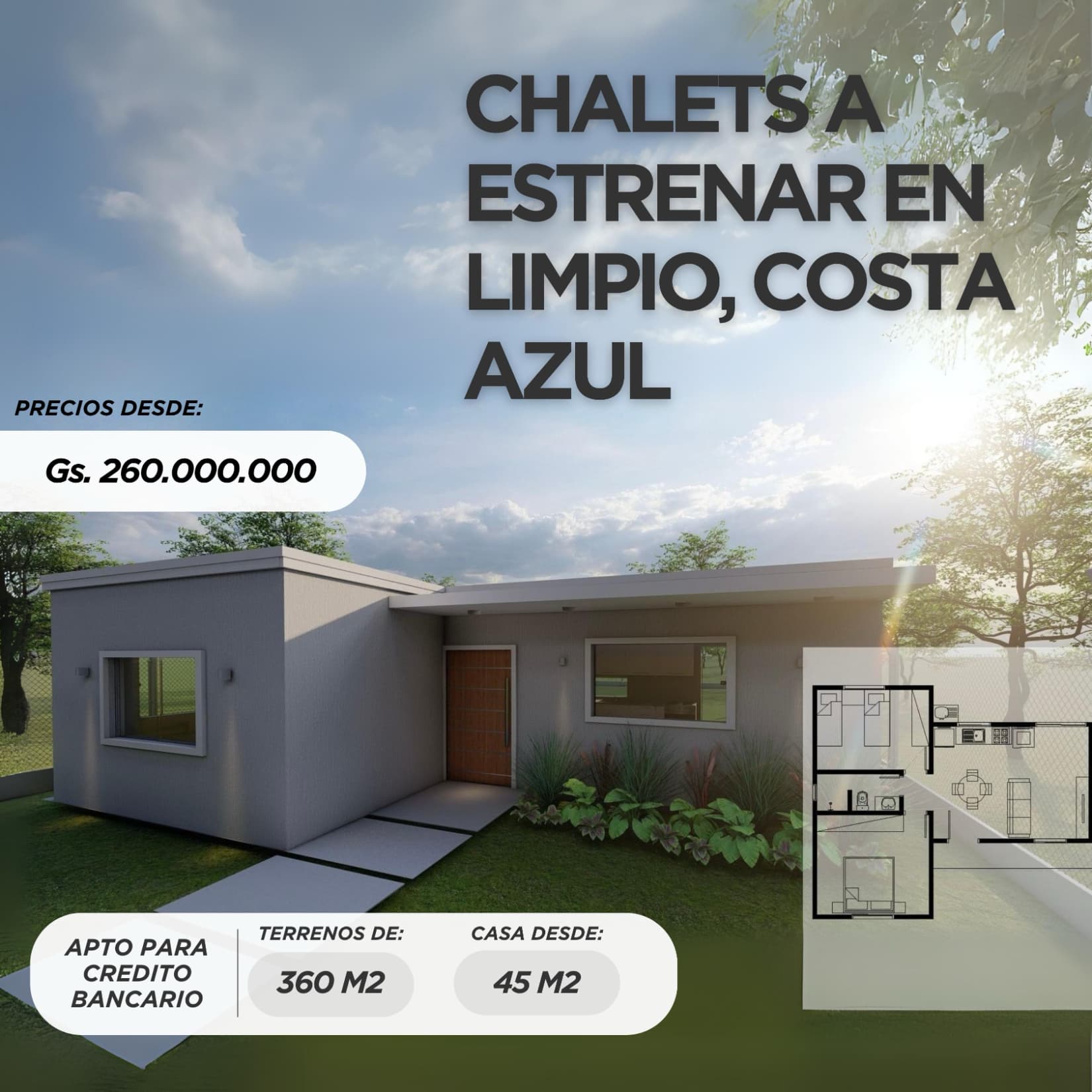 Chalets a estrenar - costa azul