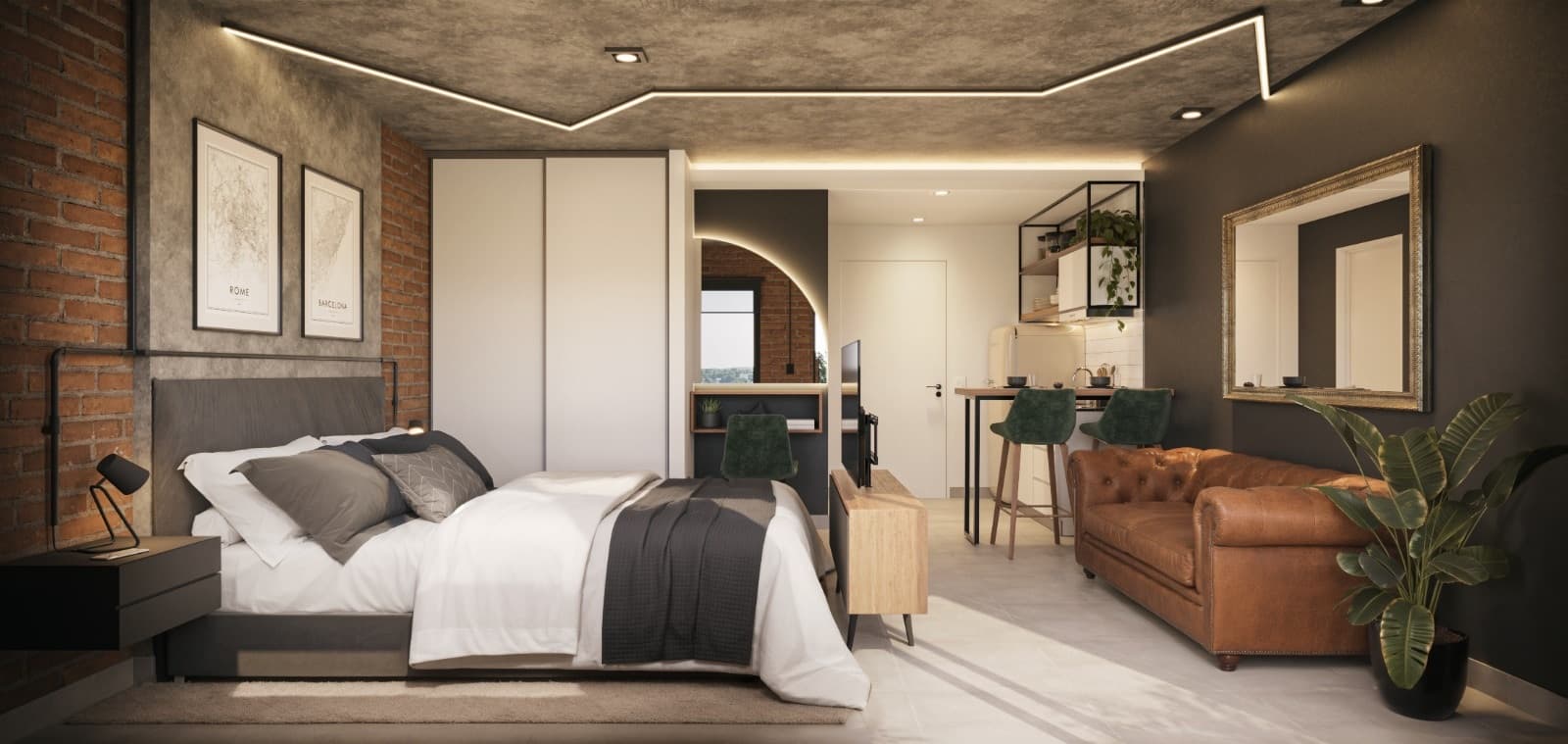 Monoambientes en soho flats, b° Recoleta — foto 2