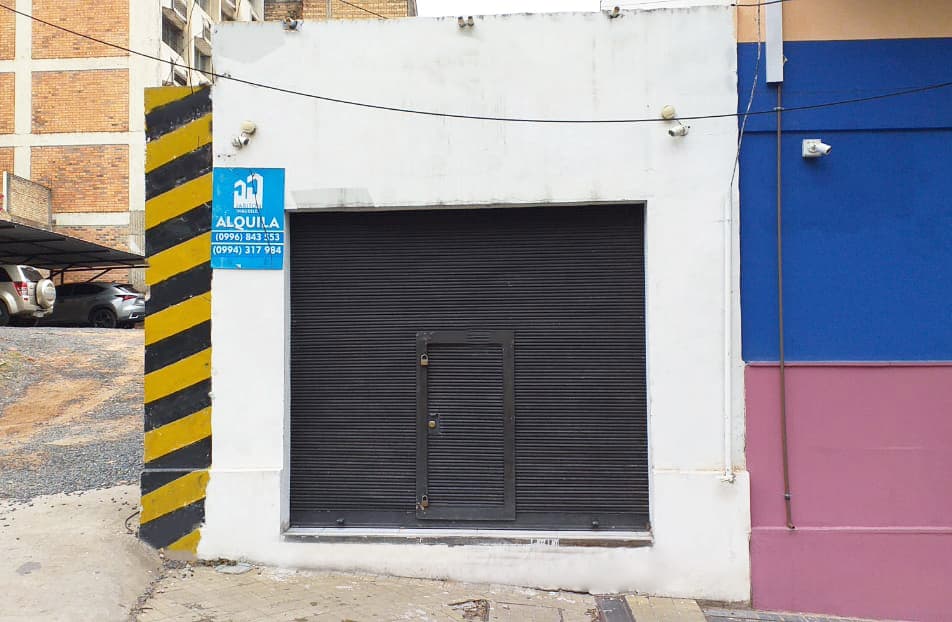 Alquiler de salon comercial a 2 cuadras de Asunción super centro