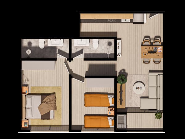 Departamento en living Trinidad, foto 5
