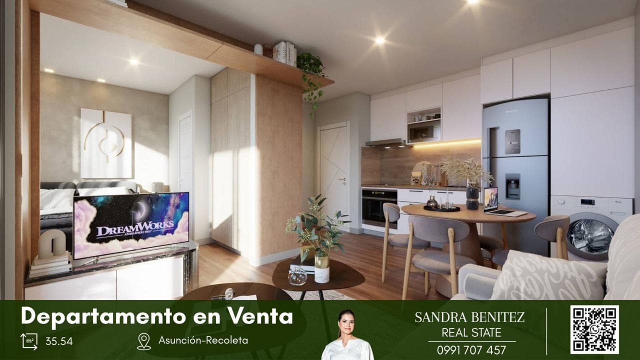 Departamento con 1 Dormitorio y Cochera en zona Recoleta, foto 4
