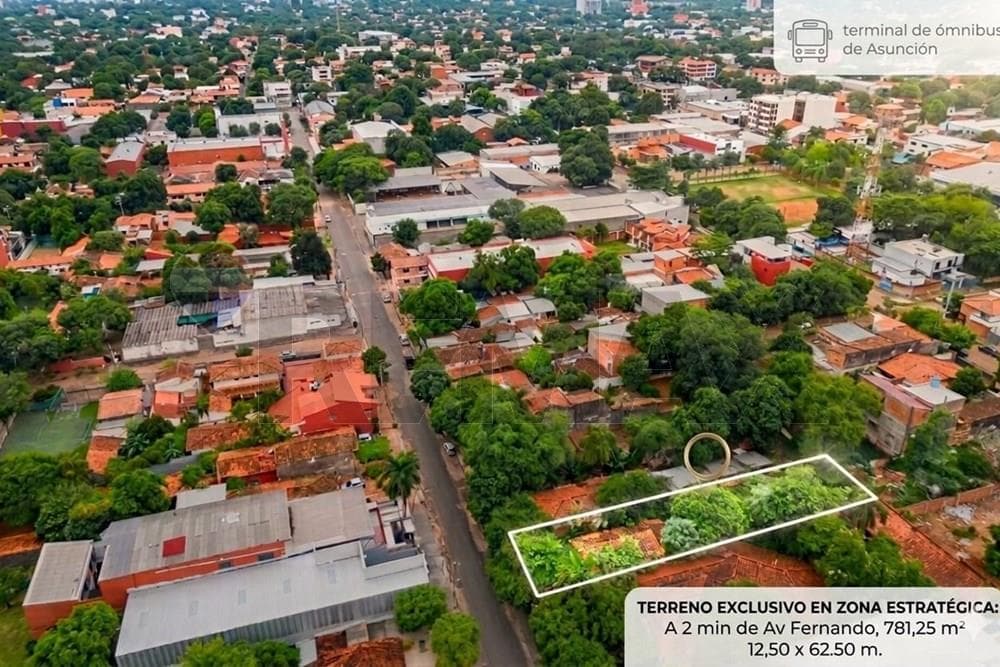 Terreno 781m² Lambaré - Zona Terminal