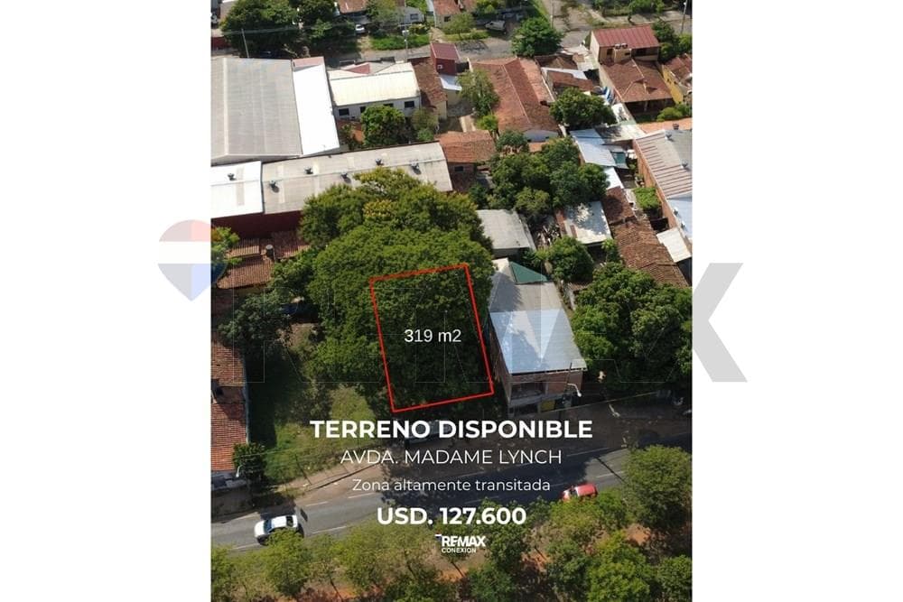 Terreno venta Villa Aurelia Asunción Madame Linch